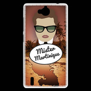 Coque Huawei Ascend G740 Mister Martinique Chatain