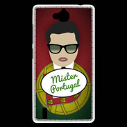 Coque Huawei Ascend G740 Mister Portugal Brun