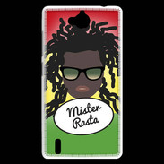 Coque Huawei Ascend G740 Mister Rasta Black