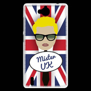Coque Huawei Ascend G740 Mister UK Blond