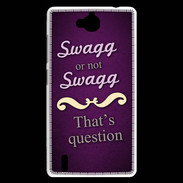 Coque Huawei Ascend G740 Swag or Not ZG