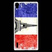 Coque Huawei Ascend P7 Drapeau français vintage 2