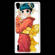 Coque Huawei Ascend P7 Manga féminin