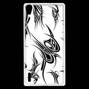Coque Huawei Ascend P7 Tatouage Tribal 5