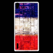 Coque Huawei Ascend P7 Drapeau français vintage