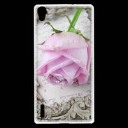 Coque Huawei Ascend P7 Rose Vintage