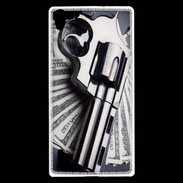 Coque Huawei Ascend P7 Arme et Dollars