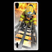 Coque Huawei Ascend P7 Pompier soldat du feu 5