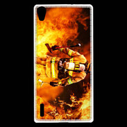 Coque Huawei Ascend P7 Pompiers Soldat du feu 2