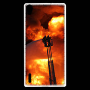 Coque Huawei Ascend P7 Pompier soldat du feu 4