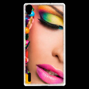 Coque Huawei Ascend P7 Joli maquillage 5