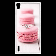 Coque Huawei Ascend P7 Amour de macaron