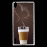 Coque Huawei Ascend P7 Amour du Café