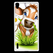 Coque Huawei Ascend P7 Humour vache 5