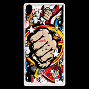 Coque Huawei Ascend P7 Graffiti free fight