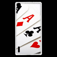 Coque Huawei Ascend P7 Poker 4 as