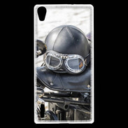 Coque Huawei Ascend P7 Casque de moto vintage