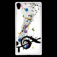 Coque Huawei Ascend P7 Farandole de notes de musique 1