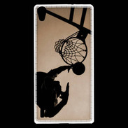 Coque Huawei Ascend P7 Basket en noir et blanc