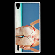 Coque Huawei Ascend P7 Belle fesse sur la plage