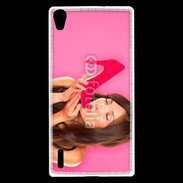 Coque Huawei Ascend P7 Femme asie glamour 2