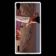 Coque Huawei Ascend P7 Danseuse orientale dune désert