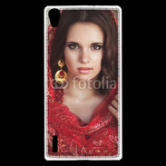 Coque Huawei Ascend P7 Femme orient 1