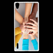 Coque Huawei Ascend P7 Solidarité metissage