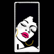 Coque Huawei Ascend P7 Femme Afrique 3