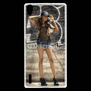 Coque Huawei Ascend P7 Femme métisse hip hop r'n'b sexy