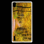 Coque Huawei Ascend P7 Forêt automne