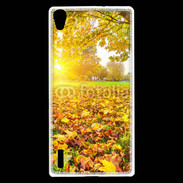 Coque Huawei Ascend P7 Paysage d'automne ensoleillé