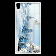 Coque Huawei Ascend P7 Paysage hiver 