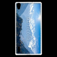 Coque Huawei Ascend P7 Montagne enneigée