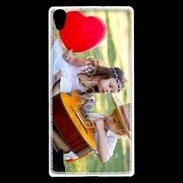 Coque Huawei Ascend P7 Jeune couple hippie