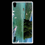 Coque Huawei Ascend P7 Barques sur le lac d'Annecy