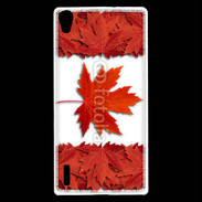 Coque Huawei Ascend P7 Canada en feuilles