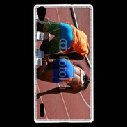 Coque Huawei Ascend P7 Athlétisme femme aveugle