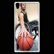 Coque Huawei Ascend P7 Joueur de basket en fauteuil