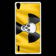 Coque Huawei Ascend P7 Tête de mort radioactive