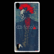 Coque Huawei Ascend P7 Tête de mort Punk