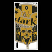 Coque Huawei Ascend P7 Dark Tête de mort