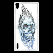 Coque Huawei Ascend P7 Crâne en dessin 50