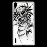 Coque Huawei Ascend P7 Dragon en dessin 35