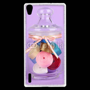 Coque Huawei Ascend P7 Bonbonne de ruban couture 