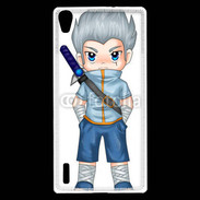 Coque Huawei Ascend P7 Chibi style illustration of a superhero 2