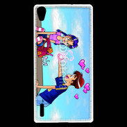 Coque Huawei Ascend P7 Garçon romantique