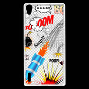 Coque Huawei Ascend P7 Vintage cartoon comic