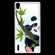 Coque Huawei Ascend P7 Panda géant en cartoon