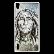 Coque Huawei Ascend P7 Indiens d’Amérique en dessin 25